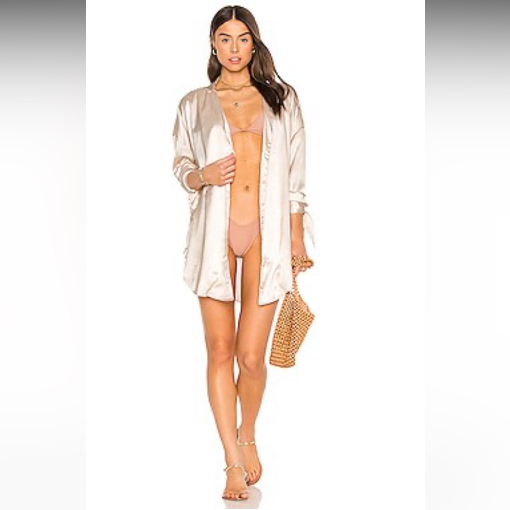 Beach Riot Allie Dress Ivory Cover Up Nwt Small